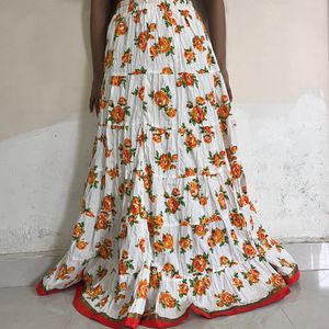 Floral Skirt / lehenga