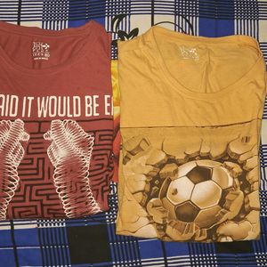 Combo Of Two Tshirts (OFFER PRICE)