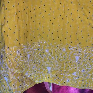 Punjabi Salwar Kameez With Kutaam Bottom