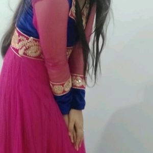 Pink Anarkali Suit