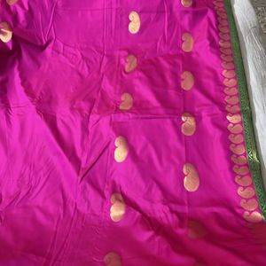 Silk  Saree with tailored blouse