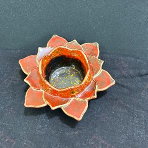 Resin Lotus Diya 1