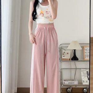 *Grab Or Miss* Newme Stripes Pink Trackpant