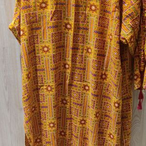 Orange Traditional Kurti