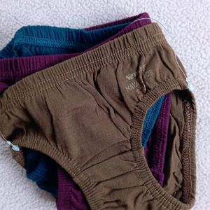 3 Colors Baby Panties Combo