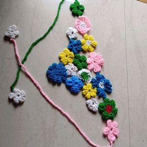 FLOWER CROCHET BANDANA