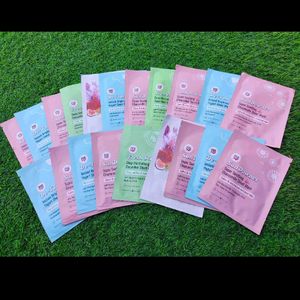 Combo Of 6 Nail Paints Nd 16 Sheet Masks