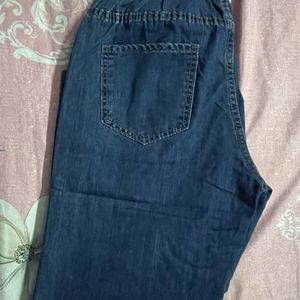 Denim Pants With Elastic