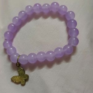 purple butterfly bracelet