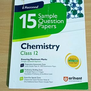 Chemistry Sample Question Paper Of Class 12