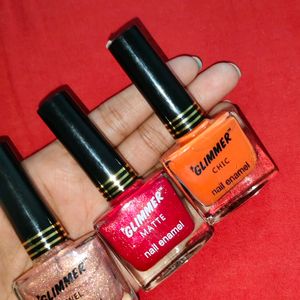 🆕Combo Set Pack Of 3 Nail Polish 💅🏻