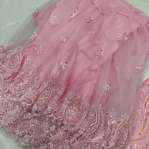 Beautiful Baby Pink Sharara Suit