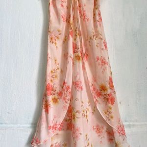 Floral Trim Dress