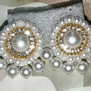 Fancy Paral Party Wear Have Long Size Earrings