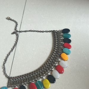 Combo Of 2- Hanging Pearl New Earring+ Necklace