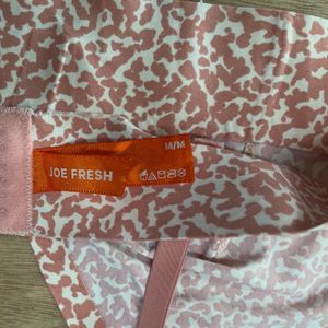 JOE FRESH leopard Print Pink Bralette Women