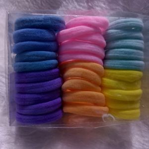 60 Peace Multi Colour Hairbands Combo Package