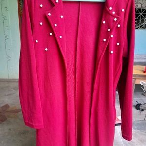 Women Maroon Shrug