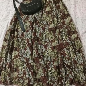 🎀🍒🍓Cottagecore Pinteresty Floral Skirt