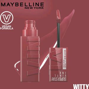 Maybelline Vinyl Ink Lipstick Combo (Witty & Coy)