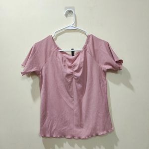 Pink Top In Size M