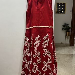 Beautiful New Ethicnic Partywear Gown For Bust 30