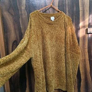 Oversized Woolen Top