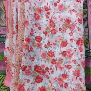 Floral print Saree