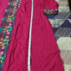 Pink Kurti Straight