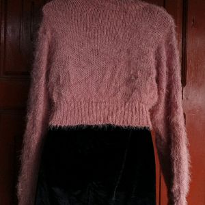 Angora Crop Sweater