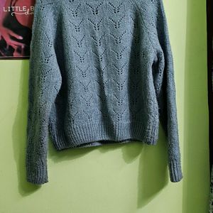 Blue Trendyol Women Sweater M SIZE