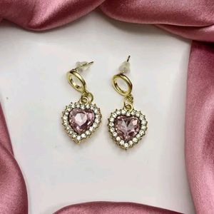 Y2k Heart Stone Earrings