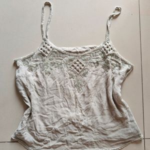 Moti Work Embroidered Top