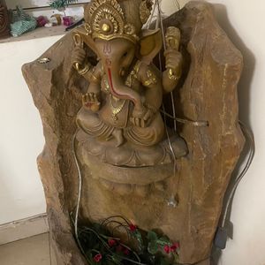 Sitting Ganesh Ji Water Fountain for Living Room/O
