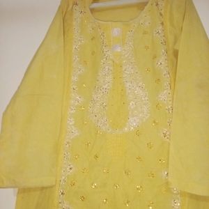 Yellow Stitched Suit