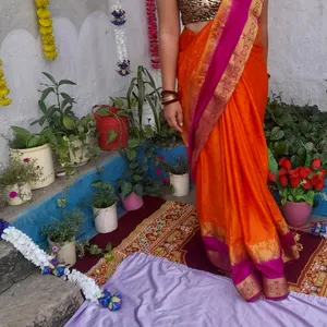 Orange Saree