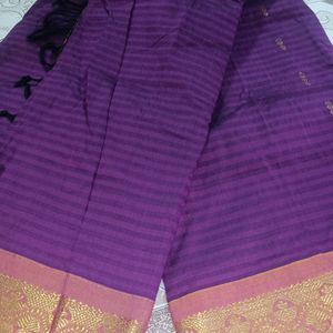 Purple Saree