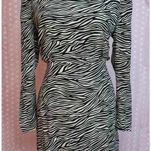 H&M Zebra Print Dress