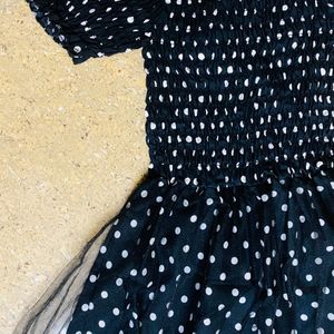 Black Polka Dot Dress