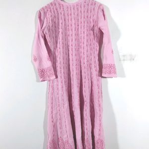 Pink Embroidered Kurta (Women's)