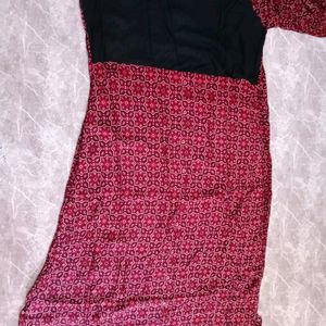 Red Shrug Kurti