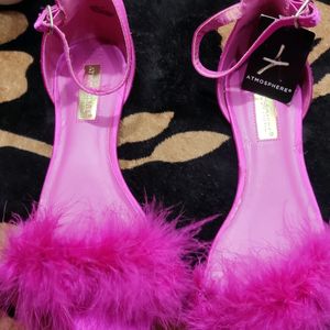 Imported Fur Flats