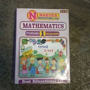 Nakoda Mathematics 1st STD Education CD In English