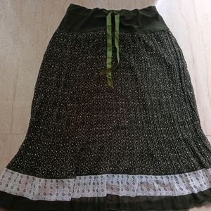 Exquisite Marble Elegance Women Skirt