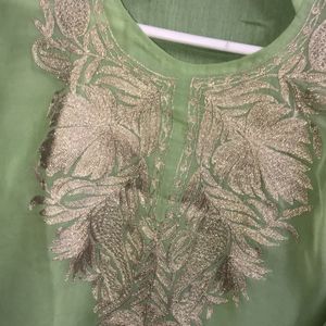 Kashmiri Kurti (green)