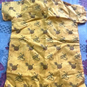 Yellow Radhe Top From Vrindavan