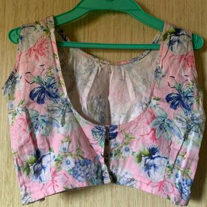 Pink Flower Blouse ✨