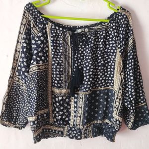 DNMX Printed Relaxed Fit Top