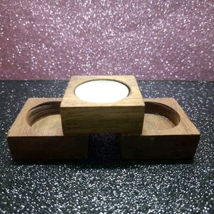 Wooden Tealight Holder