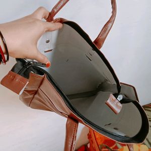 Leather Light Weight Travel Hand Bag 1 Piece ₹200